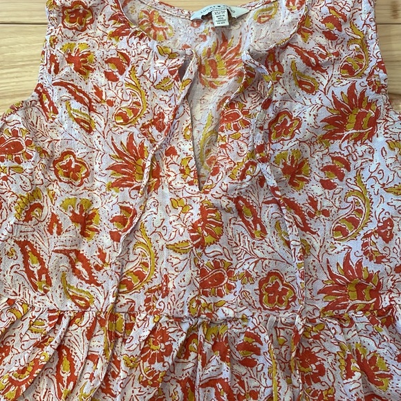 Lucky Brand XS tank peplum paisley - Picture 3 of 4